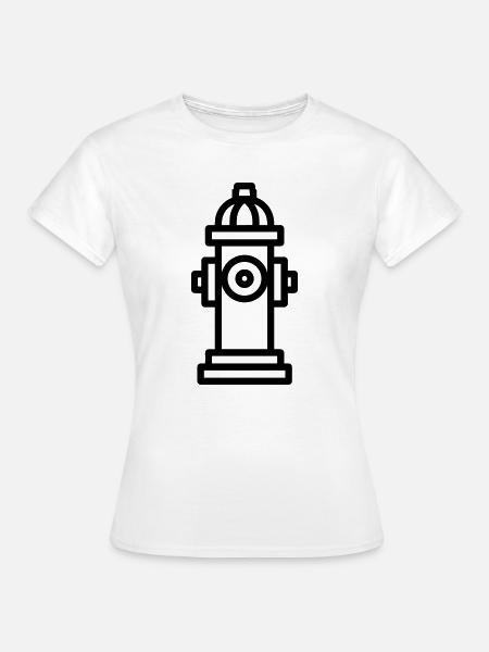 Hydrant - Frauen T-Shirt - Weiß