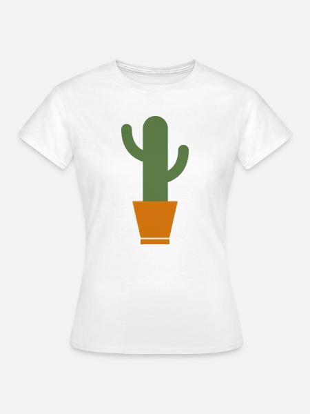 Kaktus - Frauen T-Shirt - Weiß