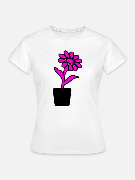 Blume - Frauen T-Shirt - Weiß