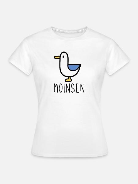 Moinsen - Frauen T-Shirt - Weiß
