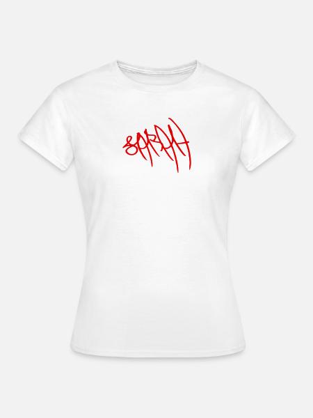 Geschenkidee für Sarah - Frauen T-Shirt - Weiß