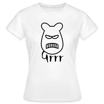 Sheep Grrr - T-shirt Femme - blanc - Devant - AI Model Female 172 dark (172cm)