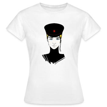 Madame - Frauen T-Shirt - Weiß - Vorne - AI Model Female 172 dark (172cm)