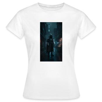 dark vador styler - T-shirt Femme - blanc - Devant - AI Model Female 172 dark (172cm)
