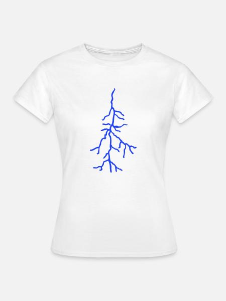 Blitz - Frauen T-Shirt - Weiß