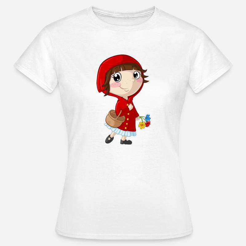 Rotkäppchen Comic - Frauen T-Shirt - Weiß