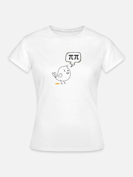 Pi - Frauen T-Shirt - Weiß