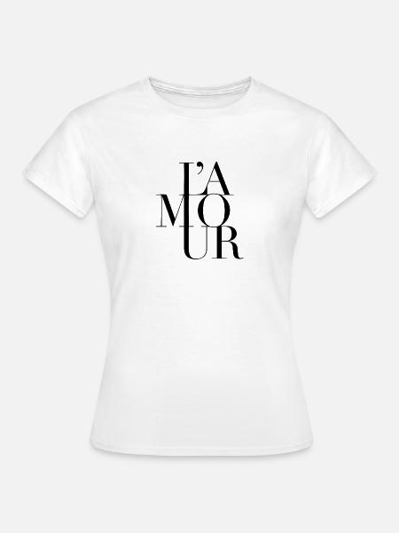 Amour - Frauen T-Shirt - Weiß