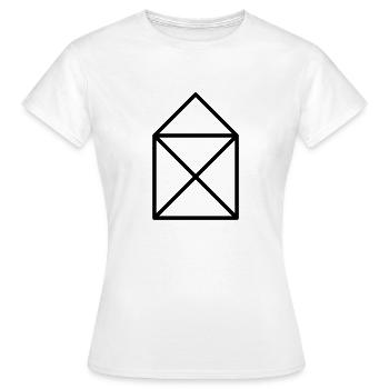 La Maison de Saint-Nicolas - T-shirt Femme - blanc - Devant - AI Model Female 172 dark (172cm)