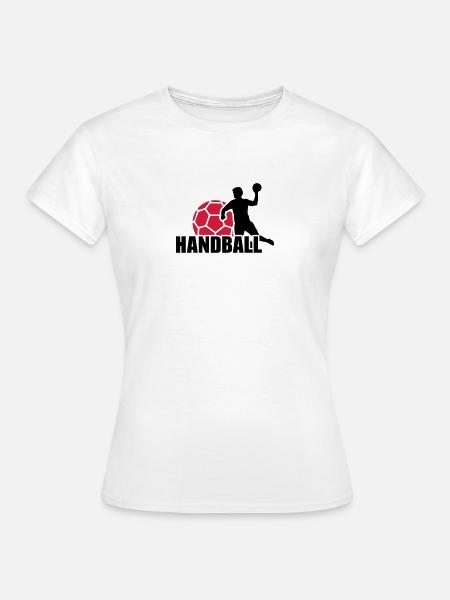 Handball - Frauen T-Shirt - Weiß
