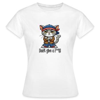 Ist dir scheißegal! - Frauen T-Shirt - Weiß - Vorne - AI Model Female 172 dark (172cm)