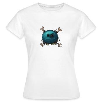 SufferTheNasty [00110010] - T-shirt Femme - blanc - Devant - AI Model Female 172 dark (172cm)