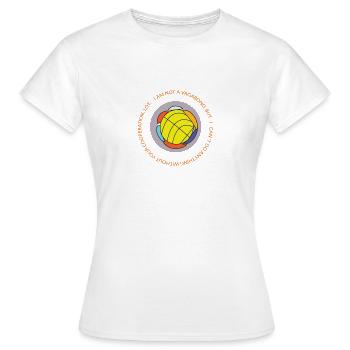 Je ne peux rien faire sans votre coopération - T-shirt Femme - blanc - Devant - AI Model Female 172 dark (172cm)