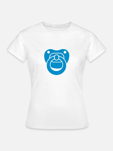 Schnuller - Frauen T-Shirt - Weiß