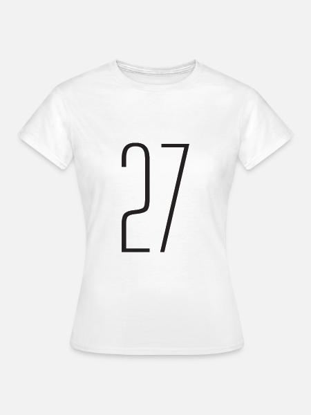 27 - Frauen T-Shirt - Weiß