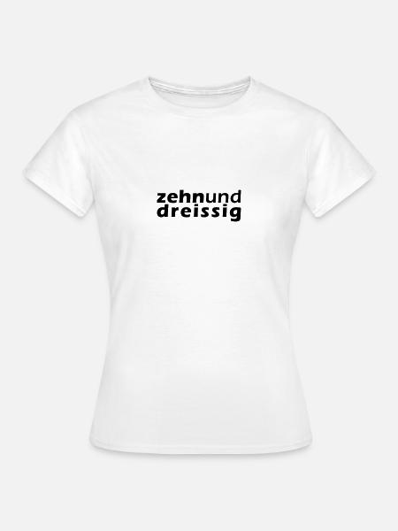 40er Geburtstag - Frauen T-Shirt - Weiß