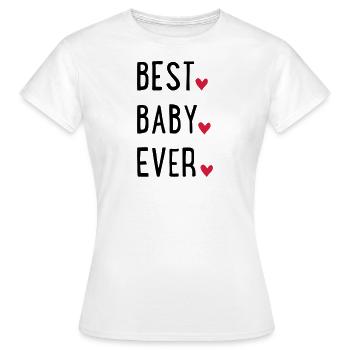 baby - Women's T-Shirt - white - Front - AI Model Female 172 dark (172cm)