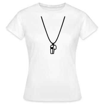 Thunderer whistle - Women's T-Shirt - white - Front - AI Model Female 172 dark (172cm)