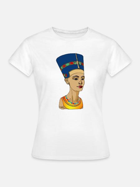 Nofretete  - Frauen T-Shirt - Weiß