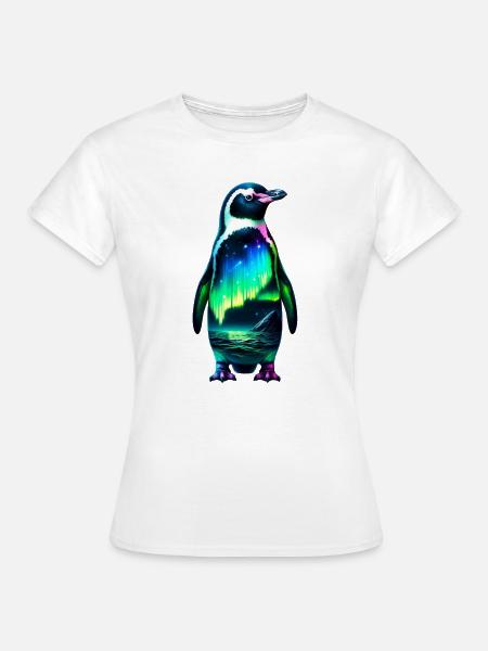 Pinguin - Frauen T-Shirt - Weiß