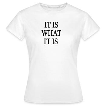 C’EST CE QUE C’EST - T-shirt Femme - blanc - Devant - AI Model Female 172 dark (172cm)
