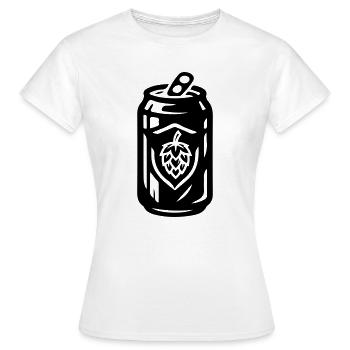 Dose Bier - Frauen T-Shirt - Weiß - Vorne - AI Model Female 172 dark (172cm)