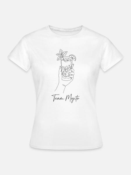 JGA Mojito Cocktail Barkeeper - Frauen T-Shirt - Weiß