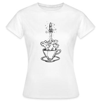 To the Moon and Back - Frauen T-Shirt - Weiß - Vorne - AI Model Female 172 dark (172cm)