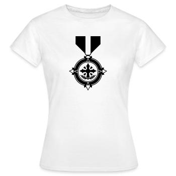 Médaille militaire - T-shirt Femme - blanc - Devant - AI Model Female 172 dark (172cm)