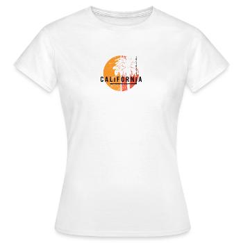 Encinitas California Coole einheimische Palme - Frauen T-Shirt - Weiß - Vorne - AI Model Female 172 dark (172cm)