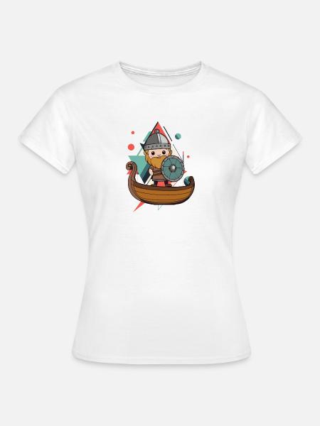 Wikinger Nordisch - Frauen T-Shirt - Weiß