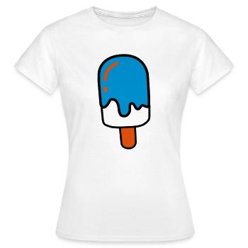 Eis am Stil - Frauen T-Shirt - Weiß - Vorne - AI Model Female 172 dark (172cm)