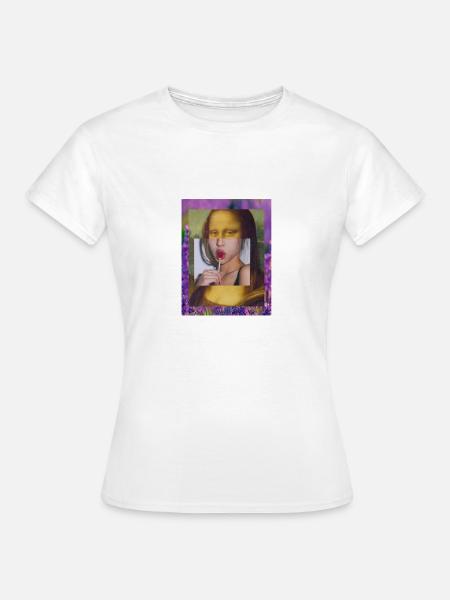 Mona Lisa - Frauen T-Shirt - Weiß