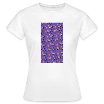 LGBTIQ Pride Month Pattern - T-shirt Femme - blanc - Devant - AI Model Female 172 dark (172cm)