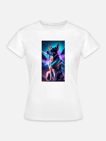 AstroDog Watcher - Frauen T-Shirt - Weiß