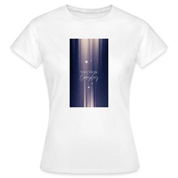 Seek Magic Every Day - Women's T-Shirt - white - Front - AI Model Female 172 dark (172cm)
