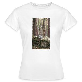 forêt - T-shirt Femme - blanc - Devant - AI Model Female 172 dark (172cm)