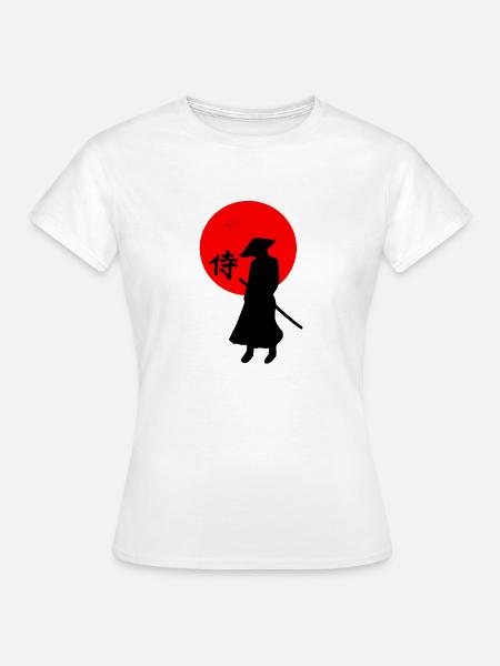Samurai - Frauen T-Shirt - Weiß