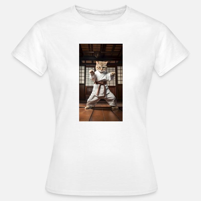 Gatto - Maglietta da donna - bianco