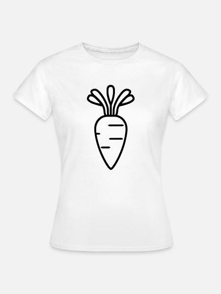 Carotte - T-shirt Femme - blanc
