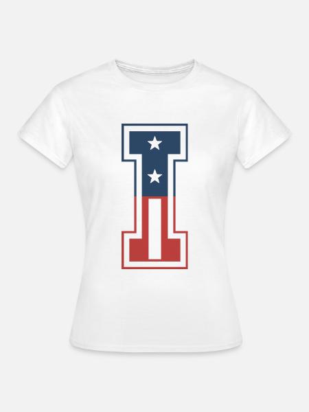 Brief I USA - Frauen T-Shirt - Weiß