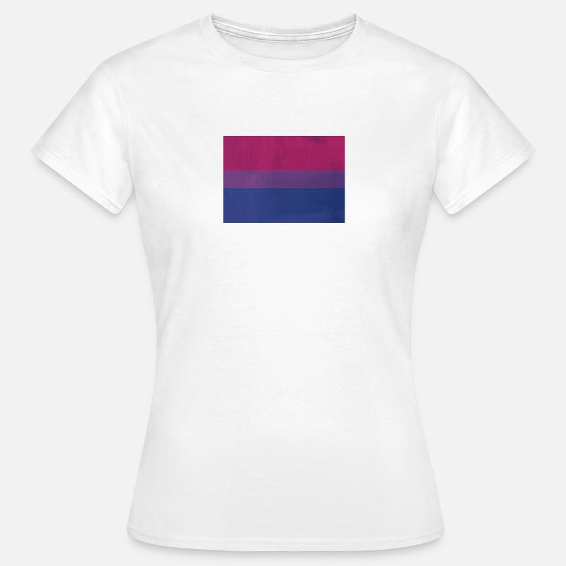 Bi Pride Flag - Women's T-Shirt - white