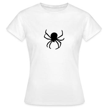Black Widow Twocolor - Frauen T-Shirt - Weiß - Vorne - AI Model Female 172 dark (172cm)