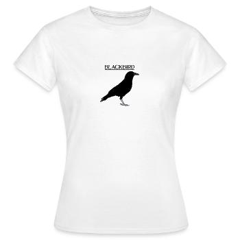 AMSEL - Frauen T-Shirt - Weiß - Vorne - AI Model Female 172 dark (172cm)