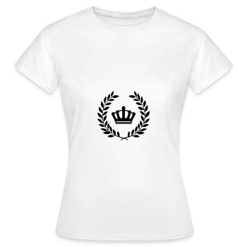 Couronne de laurier - T-shirt Femme - blanc - Devant - AI Model Female 172 dark (172cm)