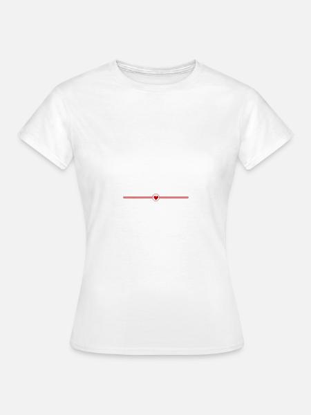 Herz Element - Frauen T-Shirt - Weiß