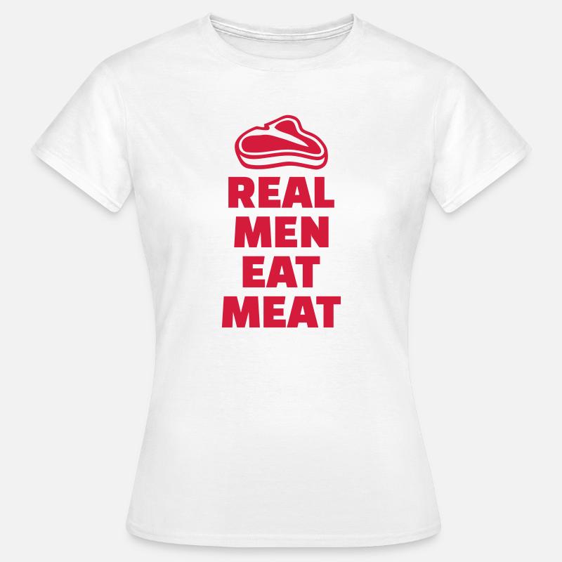 Fleisch - Frauen T-Shirt - Weiß