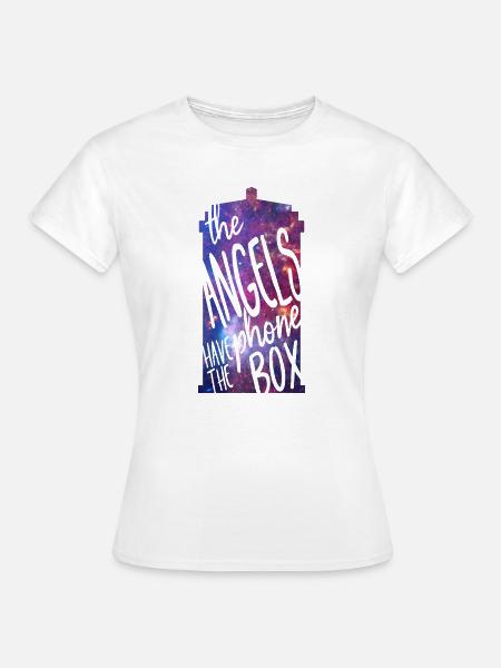 The angels have the phone box - Frauen T-Shirt - Weiß