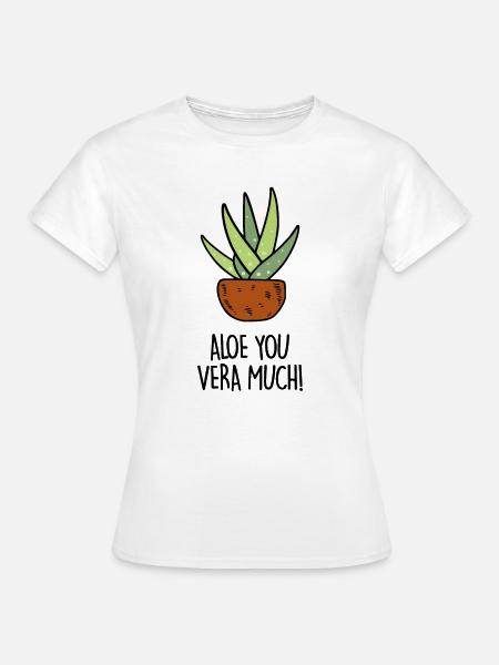 Aloe vera - Frauen T-Shirt - Weiß