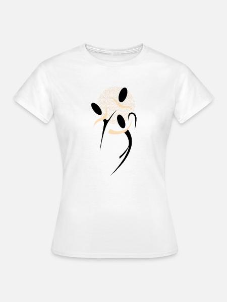 Tanz der Schatten - Frauen T-Shirt - Weiß